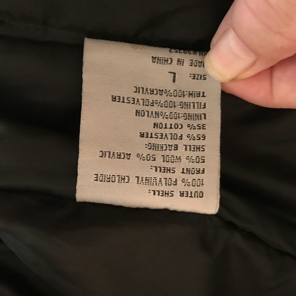 Men’s Maryland coat leather an cloth great shape - Picture 4 of 6